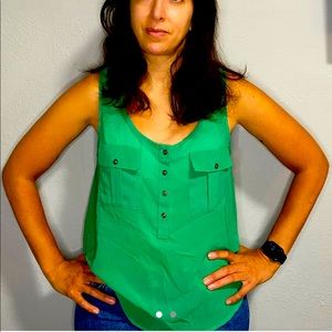 Green forever 21 tank